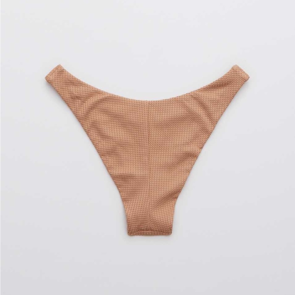 aerie waffle super high cut cheekiest bikini bottom - Picture 4 of 8